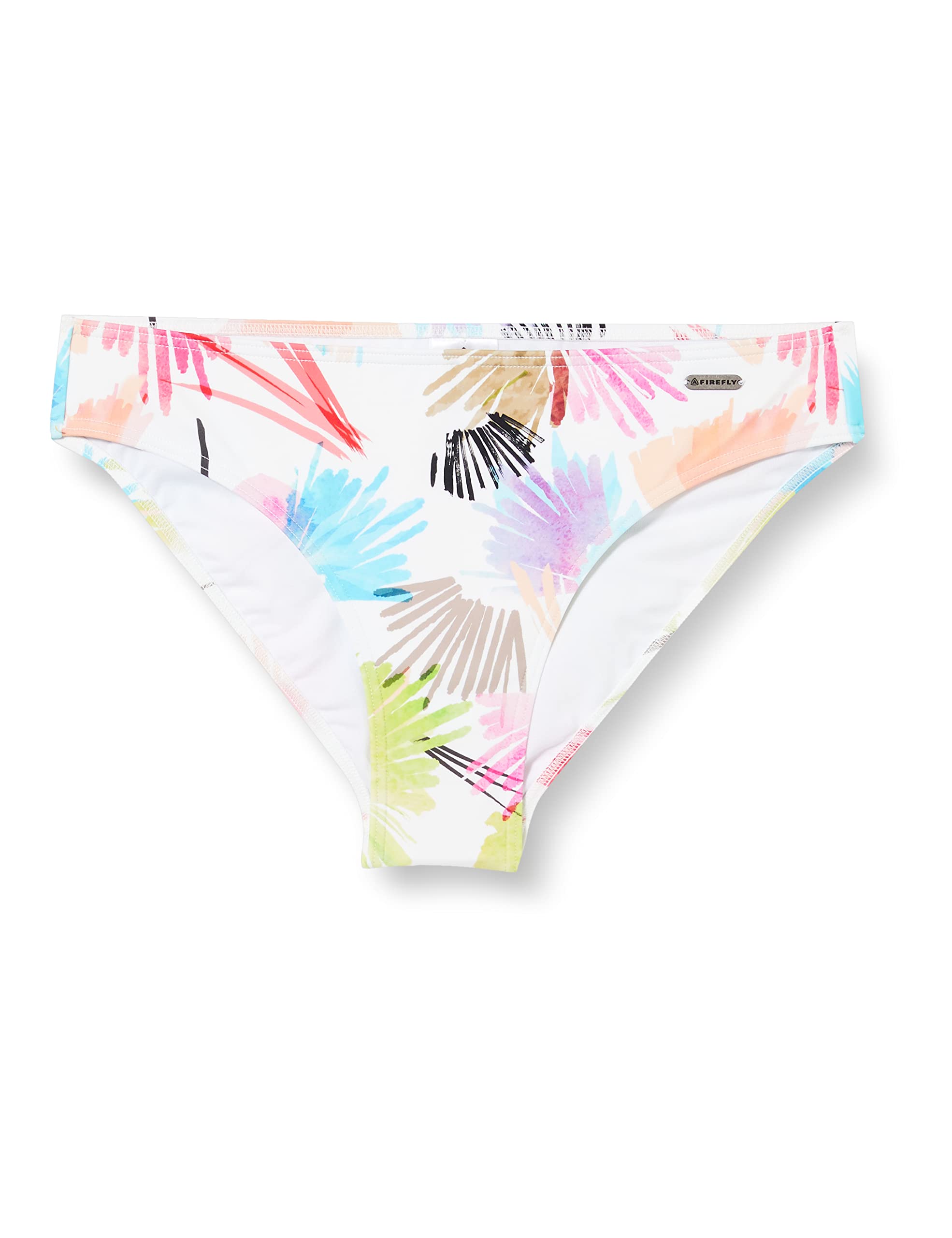 Firefly Women's Melly Bikini Bottoms, White/Flower, 48 (EU)