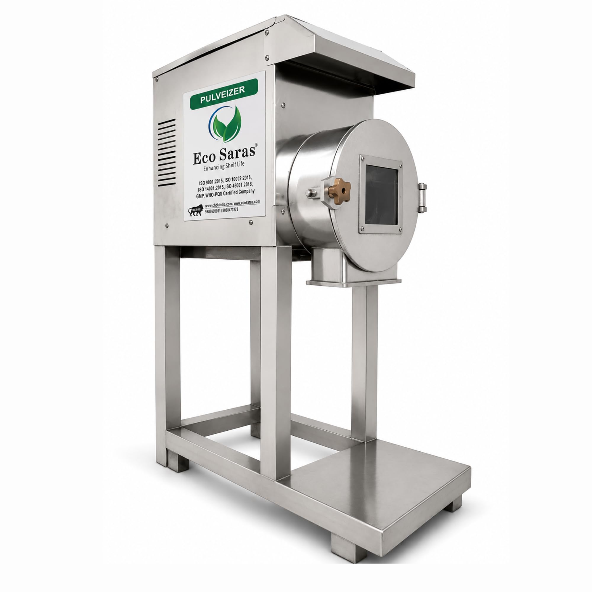 Pulverizer Machine | Eco-Saras | 2 HP | 25 Kg/hrs | Grinding & Crushing-picture-25