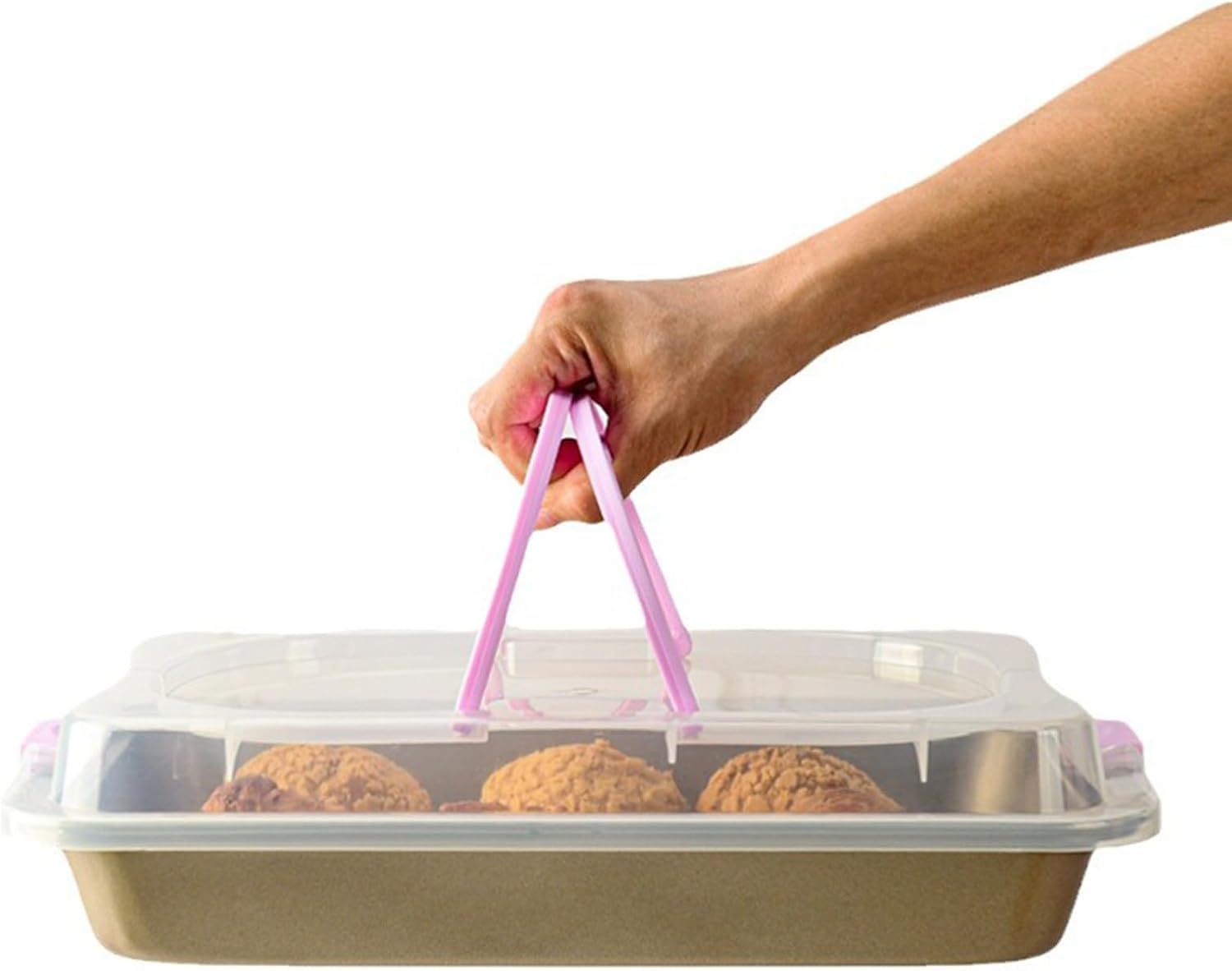 Multipurpose Nonstick Carbon Steel Roasting Pan Rectangular Baking Sheet Cake Carriers with Lid and Handle Carbon Steel Cooking