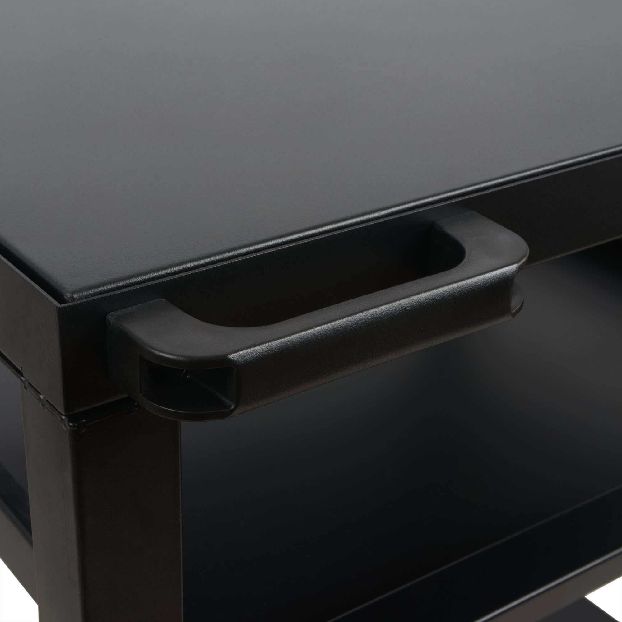 BBQ-Toro Carro de barbacoa de 80 x 65,5 x 86,5 cm, color negro, mesa de barbacoa con gran superficie de trabajo, mesa auxiliar para barbacoa, carrito para exteriores, mesa de barbacoa para exteriores
