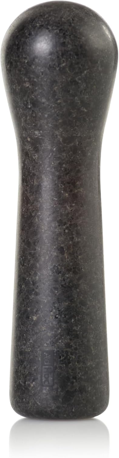 AdHoc Taru Mortar & Pestle - Herb & Spice Grinder - Acacia Wood Mortar & Granite Pestle Set - Kitchen Accessory & Tools for Spices