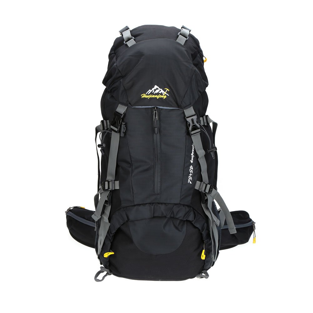 50L Waterproof Outdoor Sport Hiking Trekking Camping Travel Backpack Pack Mountaineering Climbing Knapsack with Rain Cover'