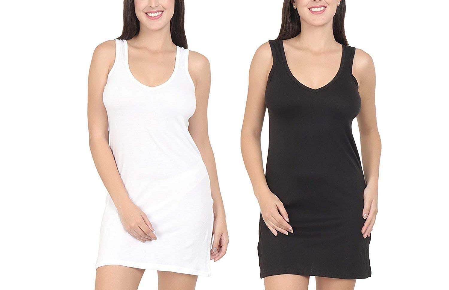blazon Women's Cotton Hosiery Selfie Midi Slip Combo Pack of 2 (Available Sizes: XS, S, M, L, XL, 2XL, 3XL, 4XL, 5XL)-picture-25