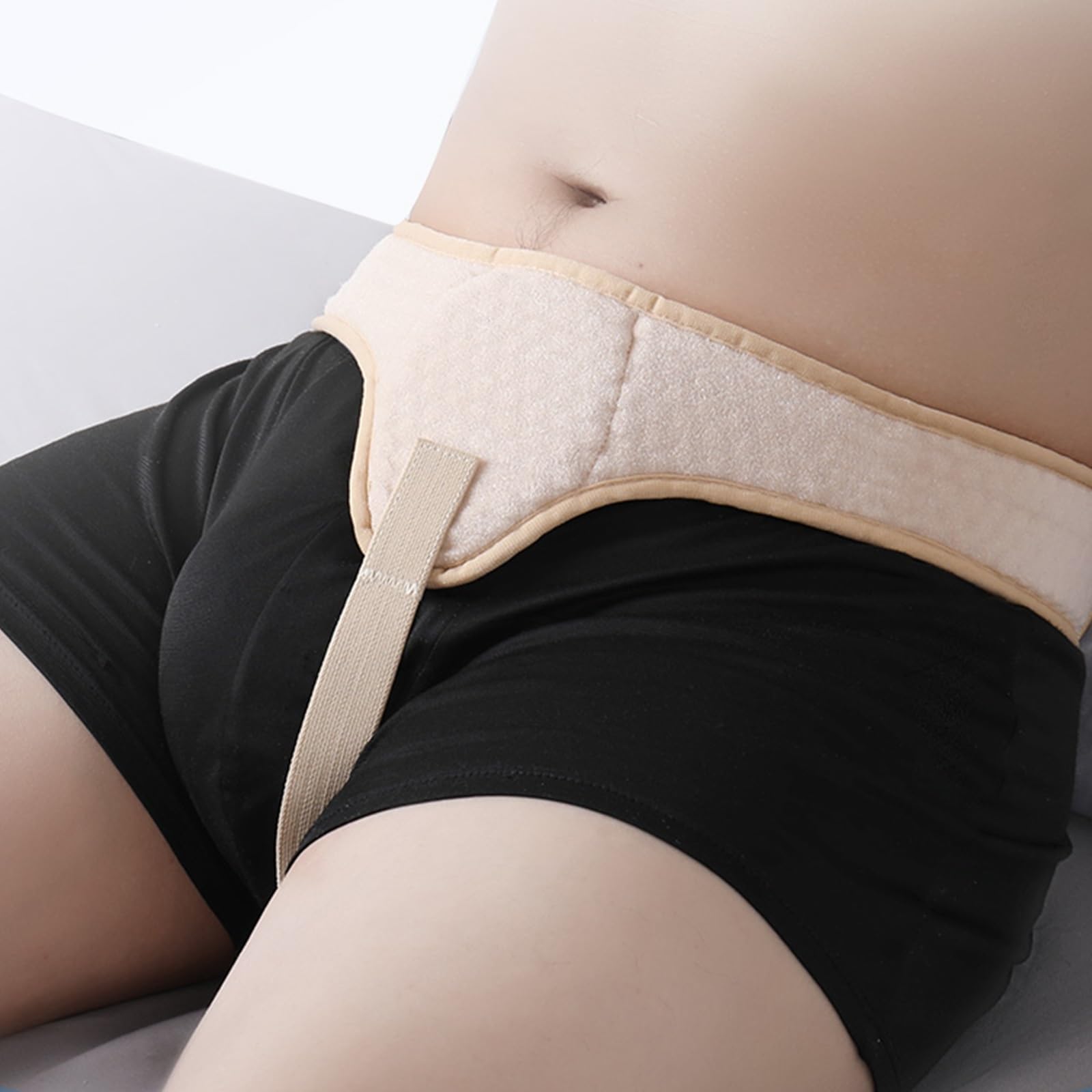 Pain Relief Hernia Belt with 2 Removable Compression Pads for Men, Women, Hernia Support Unilateral, Left and Right Universal(Gray,X-Large)