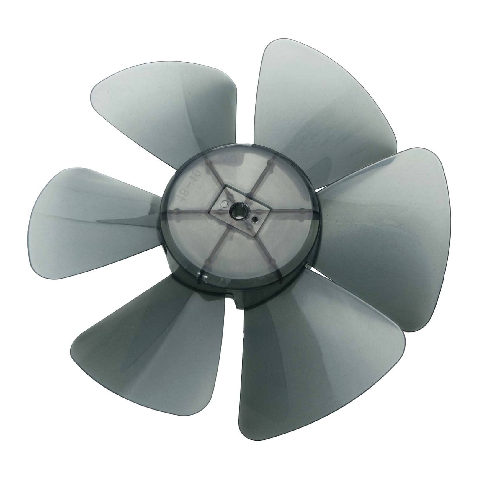 renvena 16 Inchfan Blades Replacement 5 Leaves with Nut Cover for 12/14 Inch Household Standing Pedestal Fan Black A 10 Inch