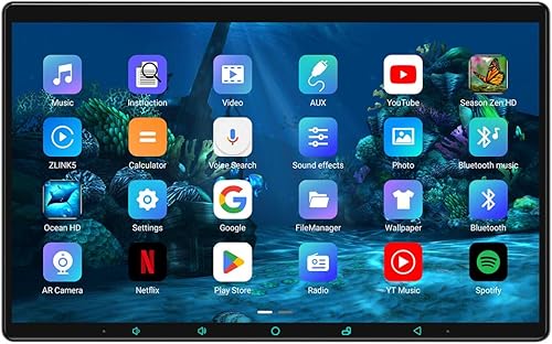 Joying Estéreo para coche con Carplay y Android Auto, radio doble DIN de 15.1 pulgadas 8GB+128GB pantalla táctil capacitiva con Bluetooth 5.0,