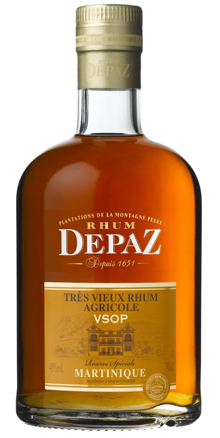 Depaz Rhum Très Agricole Vieux VSOP 45% Vol. 0,7l in Giftbox - 4
