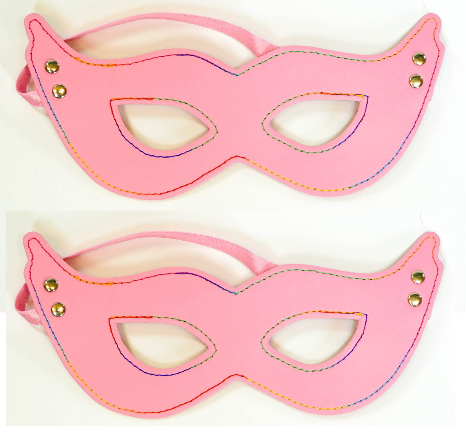 Amazon.co.jp: 拘束具 マスク 仮面 お面 覆面 女王 2個 桃