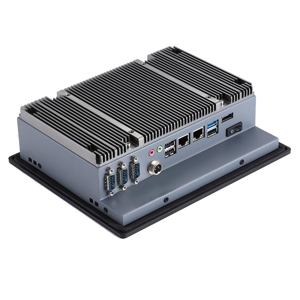 8 Inch LED Embedded Panel PC, Resistive Touch Screen, Front Panel IP65, J1900, Windows 11 / Linux, PW16, 1024 x 768, RS232 RS422 RS485, 9~28V, 2 x LAN, HDMI, 4G RAM, 128G SSD