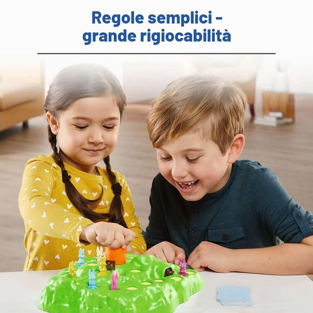 Giochi per bambini Ravensburger 22343 - Lotti Karotti - gioco di corse per 2-4 giocatori, gioco per bambini dai 4 anni - regali di compleanno