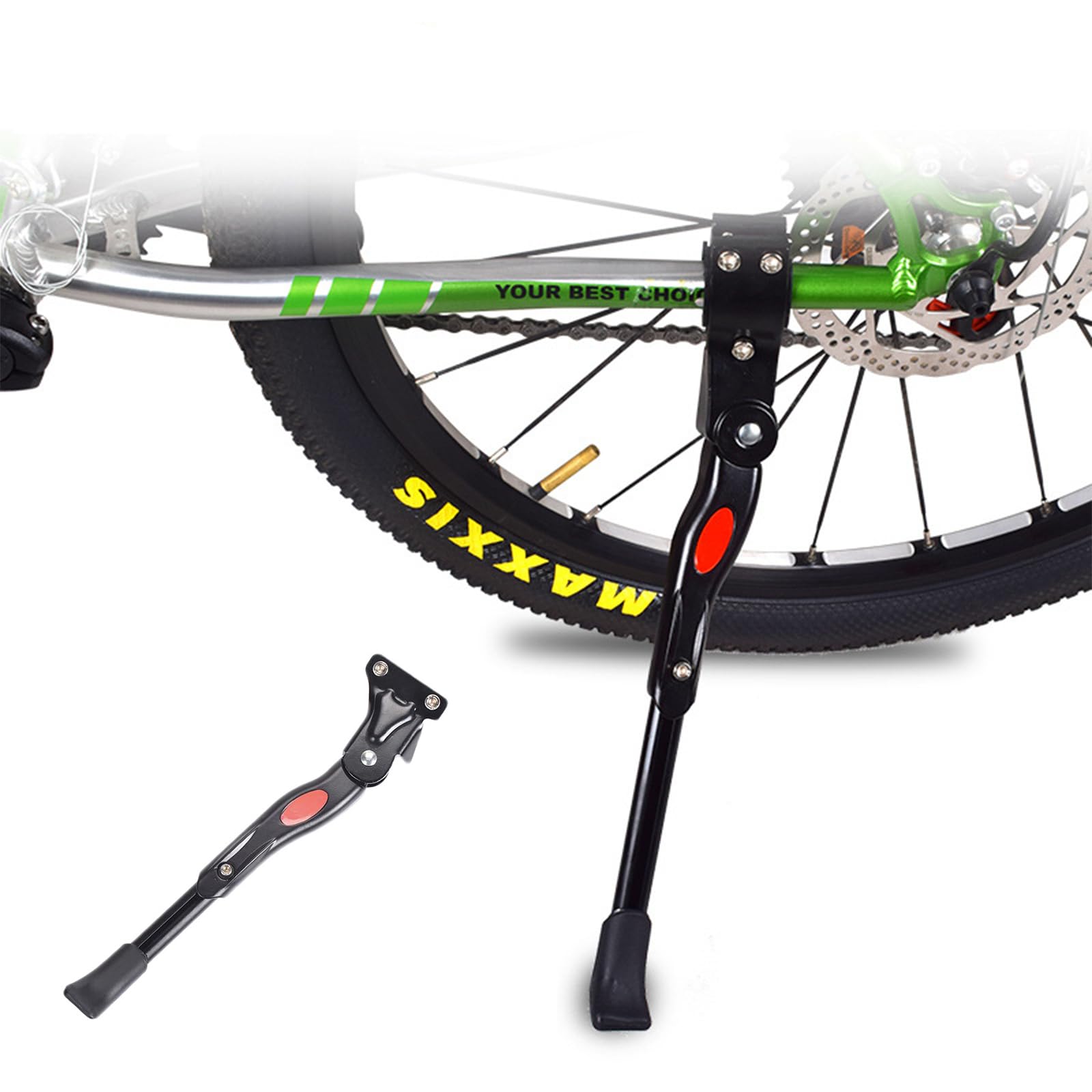 Cavalletto Bici Regolabile 16-29 Pollici - In Alluminio, Antiscivolo, Per Mountain Bike E City - Foto 9