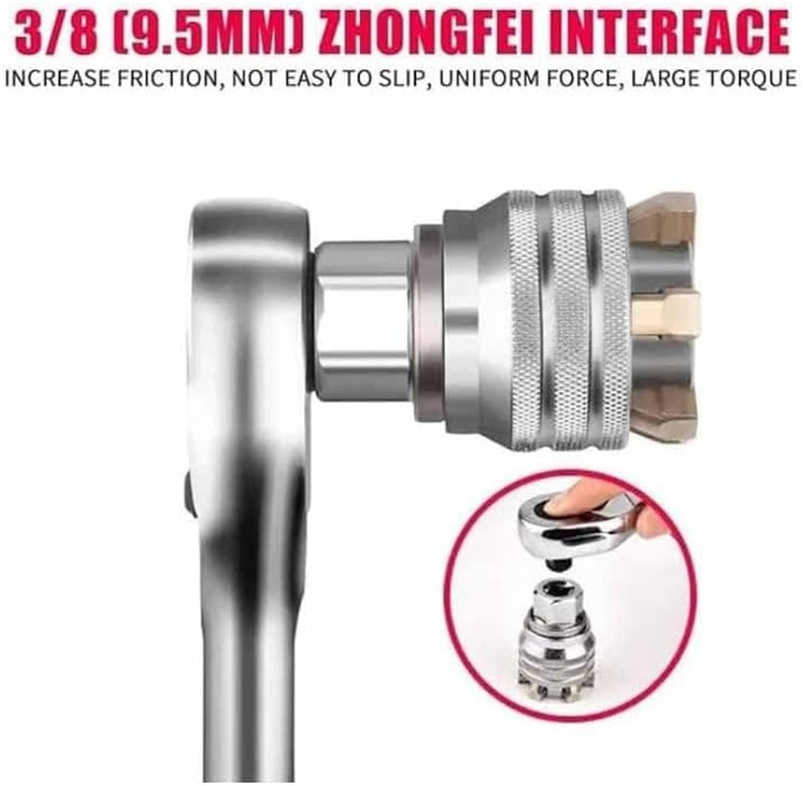 Herramienta de llave de vaso universal, herramienta de mantenimiento multifunción ajustable para trinquete de 3/8 pulgadas y taladro eléctrico