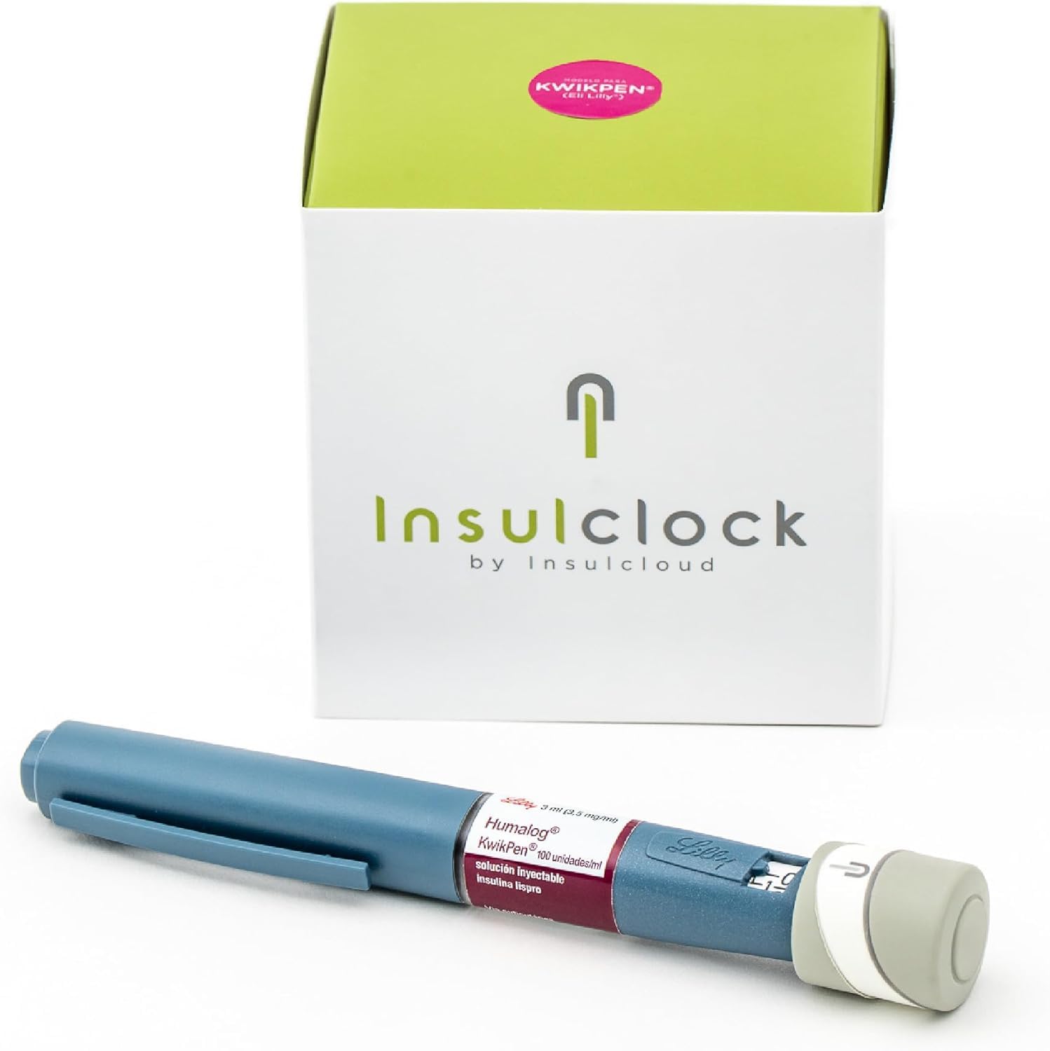 Cap –Capuchón Inteligente para Pluma de Insulina con Bluetooth y Registro Automático – Gestión de Diabetes en tu Rutina Diaria – Compatible con Flextouch y KwikPen. (KwikPen)