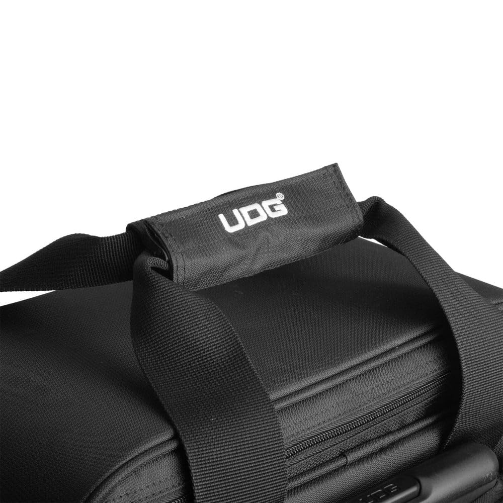 UDG Ultimate Producer Rucksack Trolley, Schwarz Orange (U9024BL/OR) | Multifunktionales Reisesystem; ausziehbarer Trolleygriff; gepolstertes Laptopfach; wasserabweisendes Nylon