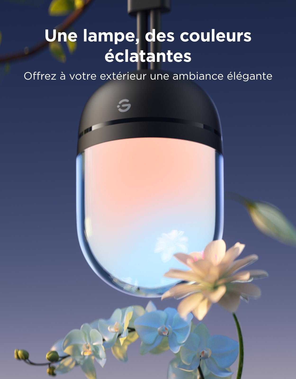Govee Guirlande Extérieure 10M, RGBICW 240lm par LED, Contrôle App, IP67 | 16M Couleurs DIY, 111+ Modes de Scène, Synchro Musique, Matter/Alexa/Google, 30000h, Install. Facile, Jardin/Balcon/Terrasse