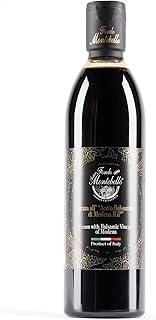 Aged Balsamic Glaze 16.9 fl.oz. (500 ml), High Density Balsamic Vinegar Glaze Drizzle, Cream with Balsamic Vinegar of Modena, Sweet Reduction Glaze - Imported from Italy
