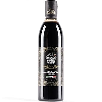 Aged Balsamic Glaze 16.9 fl.oz. 500 ml, High Density Balsamic Vinegar Glaze Drizzle, Cream with Balsamic Vinegar of Modena, Sweet Reduction Glaze - Imported from Italy
