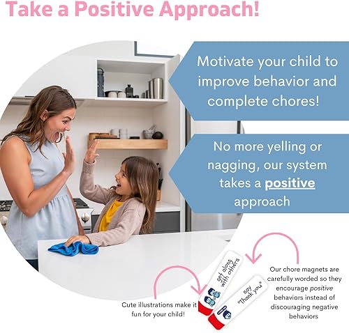 Vista 30 de QUOKKA Tabla de comportamiento para varios niños, tablero magnético de 7 x 10 pulgadas que también se cuelga en la pared, incluye 2 gráficos y 3.