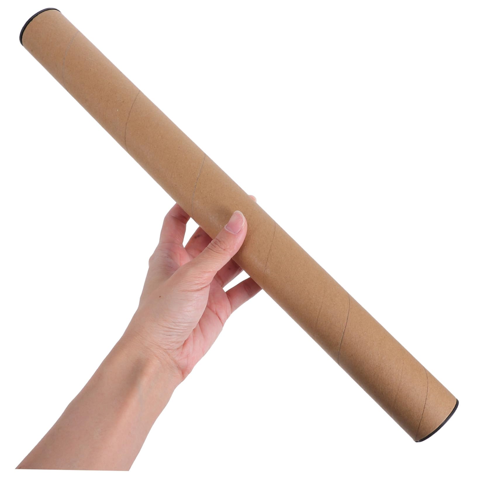 Cabilock 10pièces Tubes Expédition Carton Kraft avec Bouchons pour Envoi de Plans et Œuvres Art