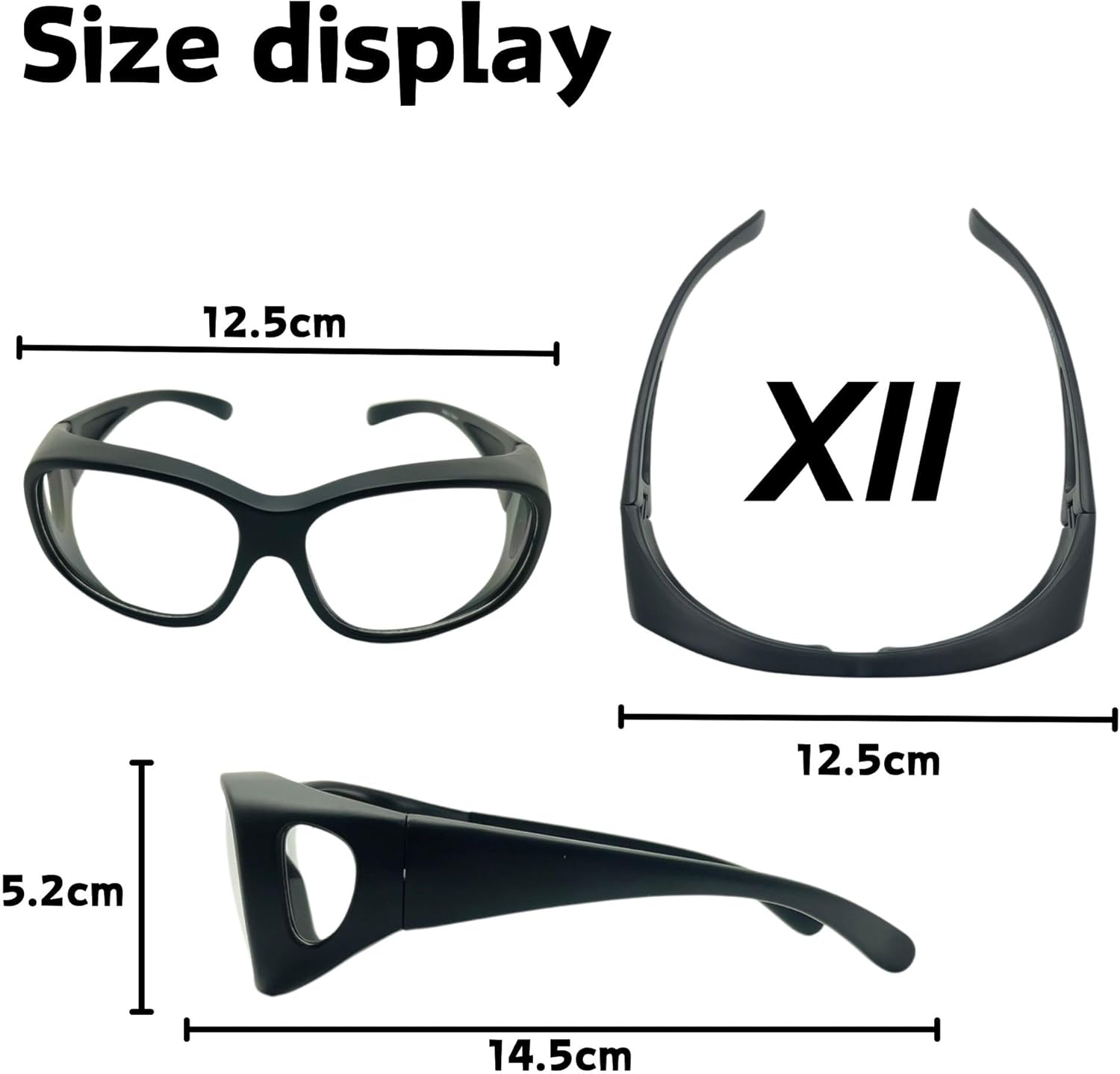 Ballistic Eye Protection for Men and Women - Shooting Accessories fit over Work with Prescription Glasses - Image 8
