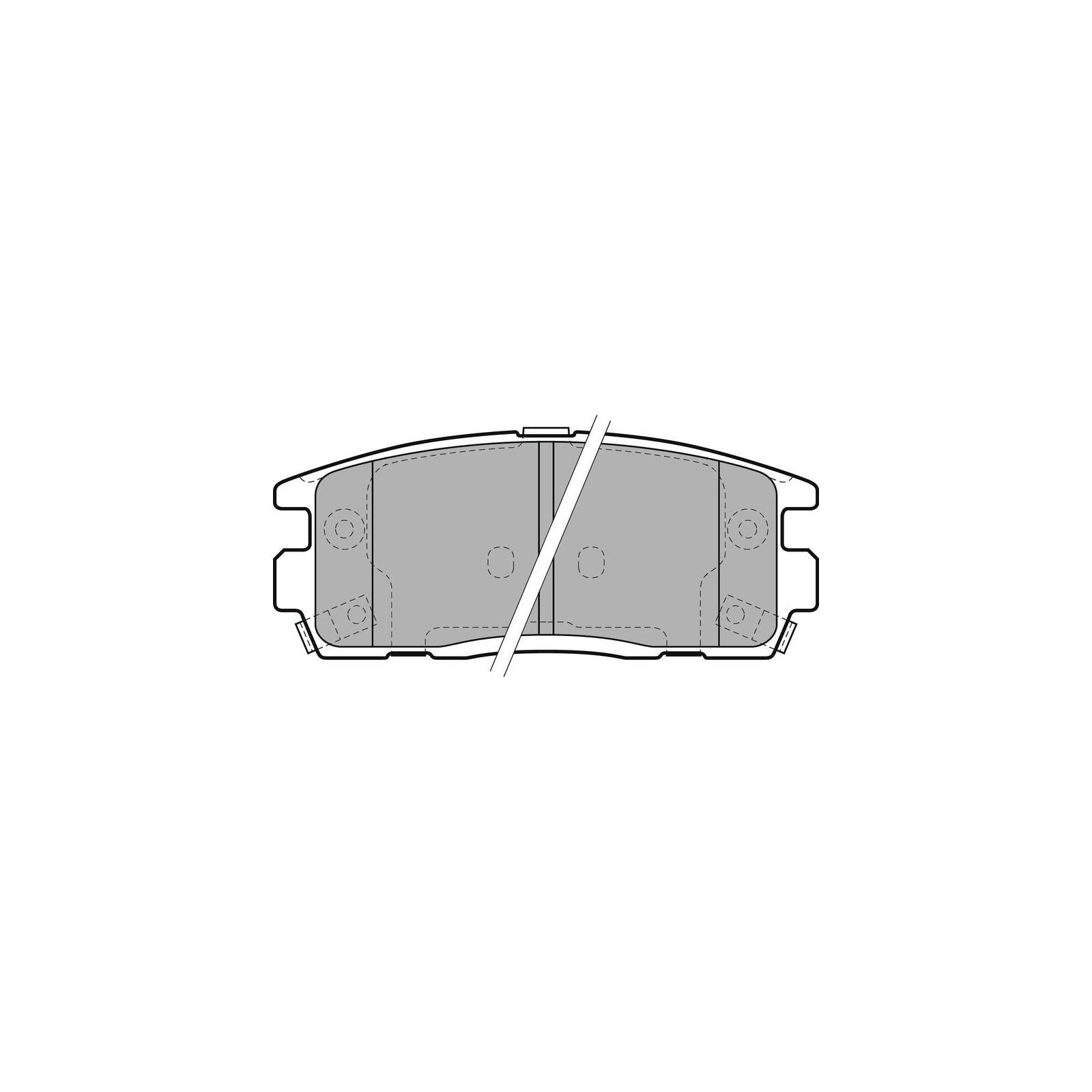 Delphi Fren Balatası Arka Opel Antara 2.4/3.0/3.2 06-11, Chevrolet CaptIVa 2.0/2.2/2.4 06 LP1988