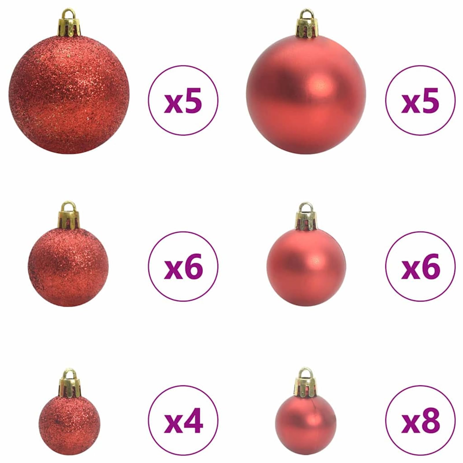 Gecheer Albero di Natale artificiale Bianco, design funzionale con luci LED calde, 53 x 53 x 120 cm, PVC alta qualità, look realistico per decorazioni festive e atmosfera accogliente