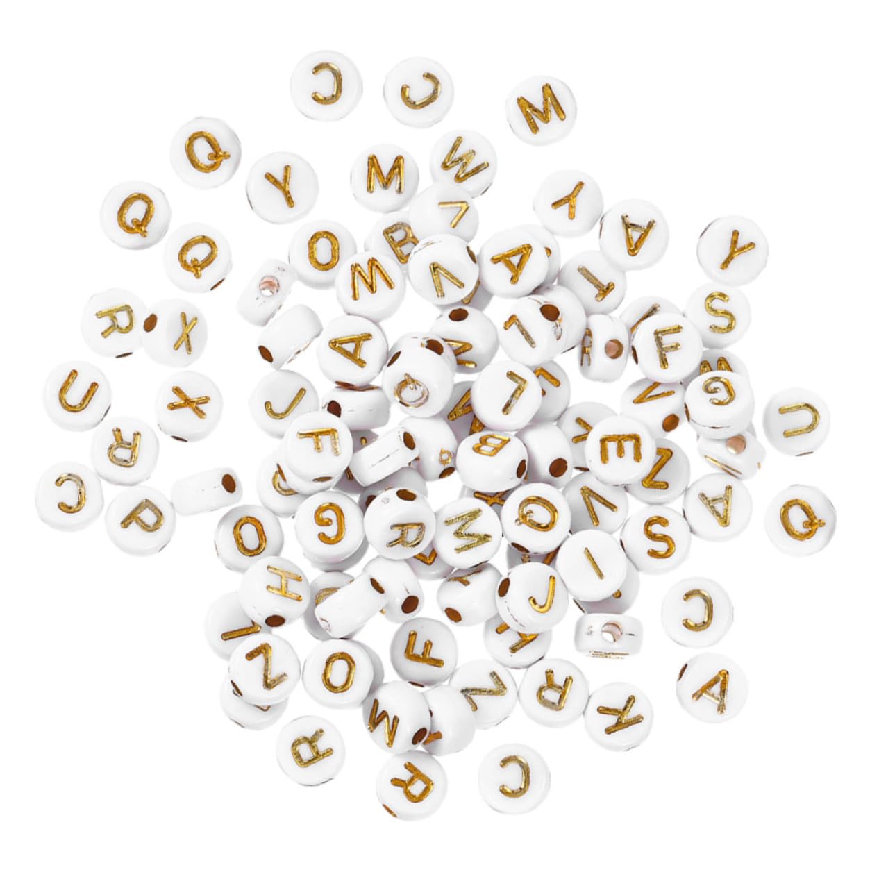 SHINEOFI 3 Set Di Perline Acriliche Con Lettere Per La Creazione Di Gioielli Per Collane E Orecchini 1000 Pezzi*3