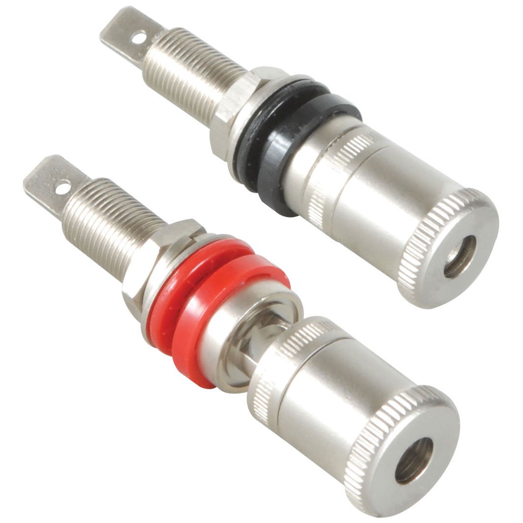 Dayton Audio BPP-SN Premium Binding Post Banana Jack Pair Satin Nickel