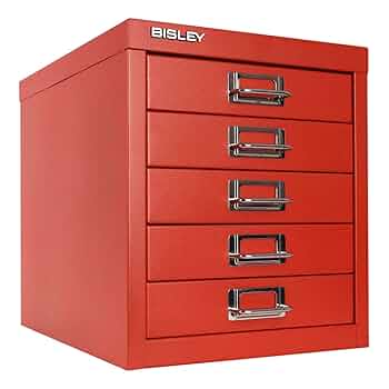 BISLEY スチールキャビネット 赤 6段 BISLEY スチールキャビネット 赤 6段 - メルカリ