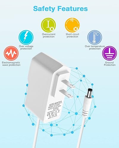 Miniatura 4 de Aclorol Adaptador de fuente de alimentación de 5V 2A 100-240V AC a DC 5Volt 10W 2A 1A Cargador de alimentación universal Convertidor Transformador