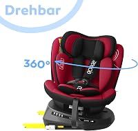 Reecle 360° Forgó i-Size Autósülés ISOFIX 0-36 kg Újszülött-12 év ECE R129 8