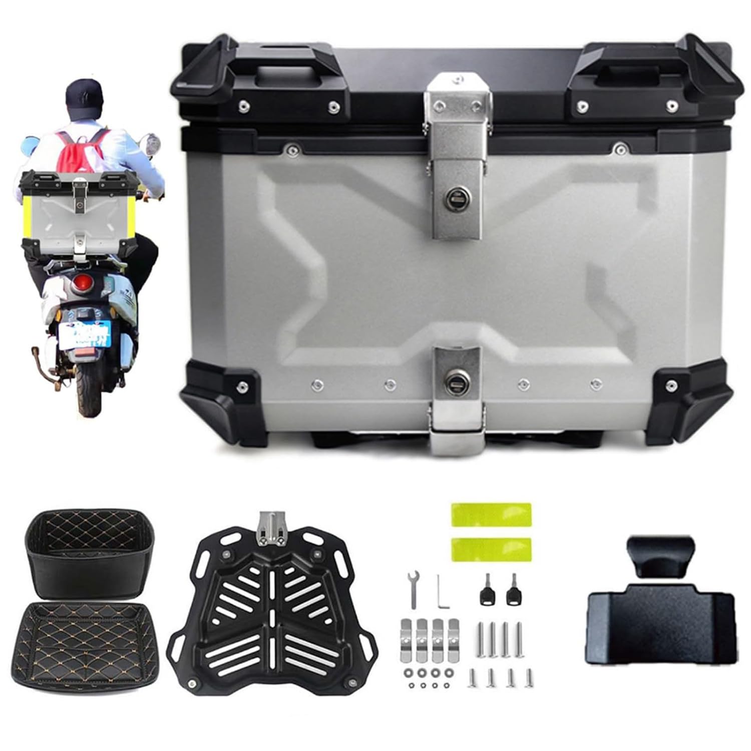 Bagages pour moto robustes pour ranger votre casque lors de vos trajets