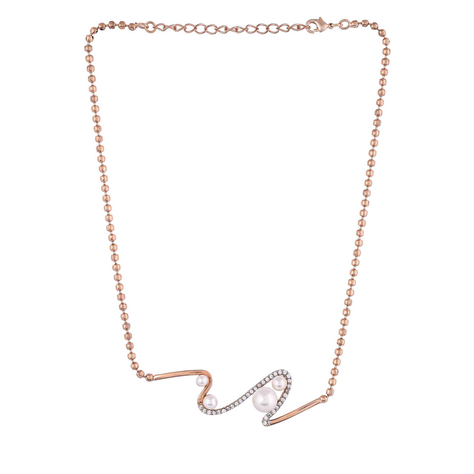 Stylish Brass Necklace Set