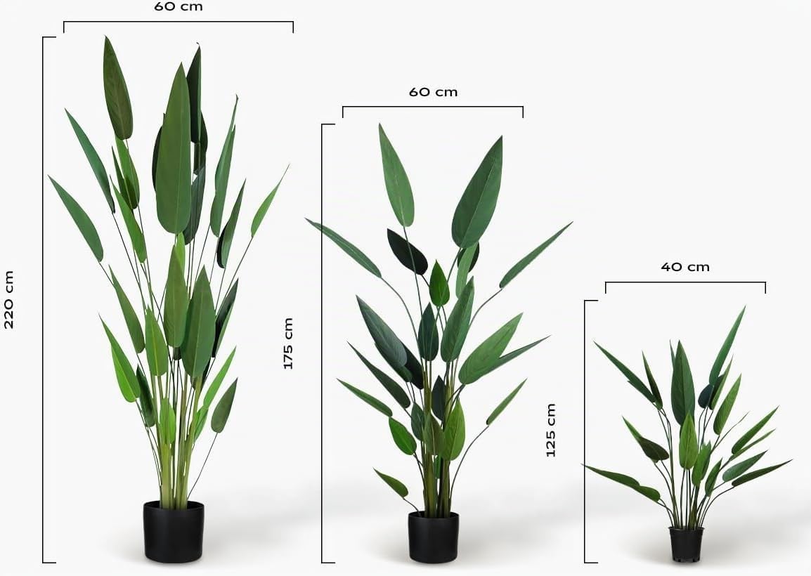 BLAINE - Plante Artificielle Heliconia 175 cm