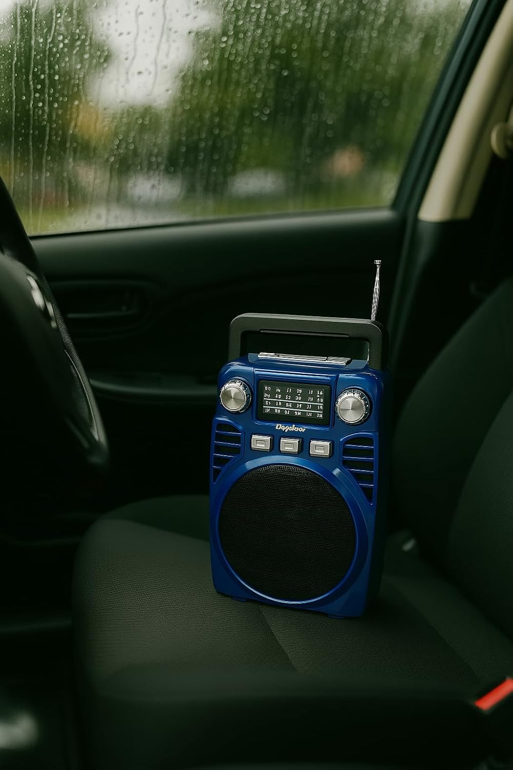 Supersonic SC-1390BT Bluetooth 4 Band Radio, Portable Lightweight AM/FM/SW1-2 Bands w/Built-in BT Compatible for BT Enabled Devices, USB/SD/AUX Input, Rechargeable Battery & Carrying Handle (Blue)