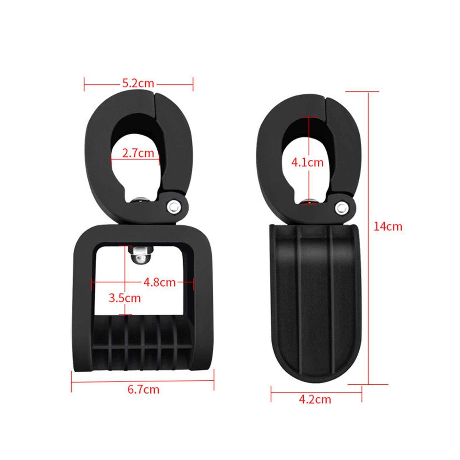 Barra Appendiabiti Versatile per Auto con Accessori espandibili per Le Vacanze, con Supporto Robusto, Antiscivolo e Resistente all'Usura, Ganci