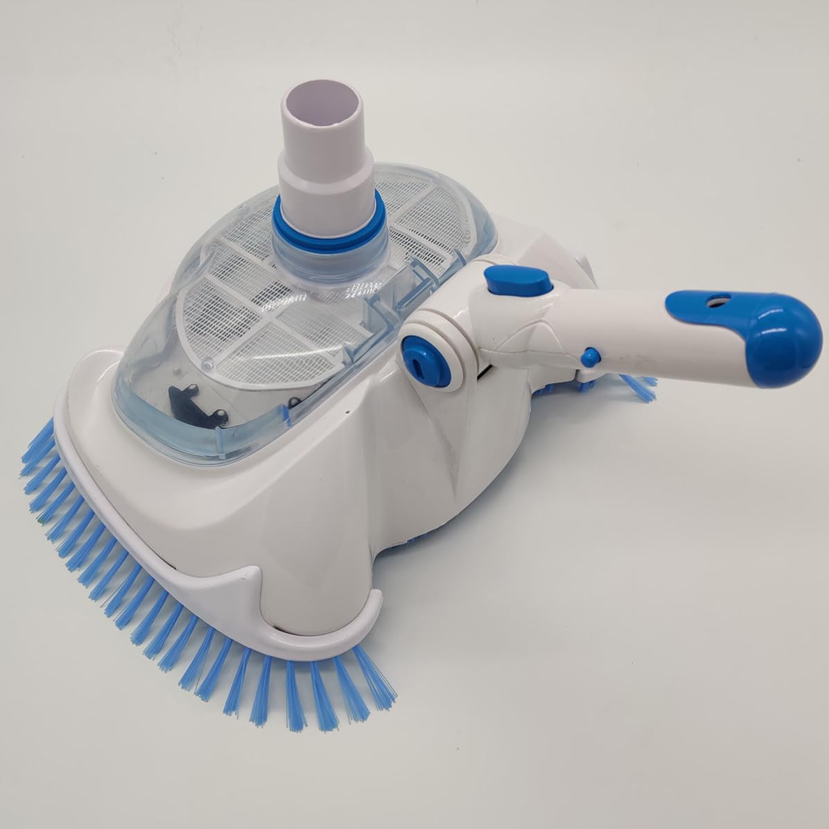 Brosse de Piscine Aspirante Couvercle Transparent pour Bassin Vinyle
