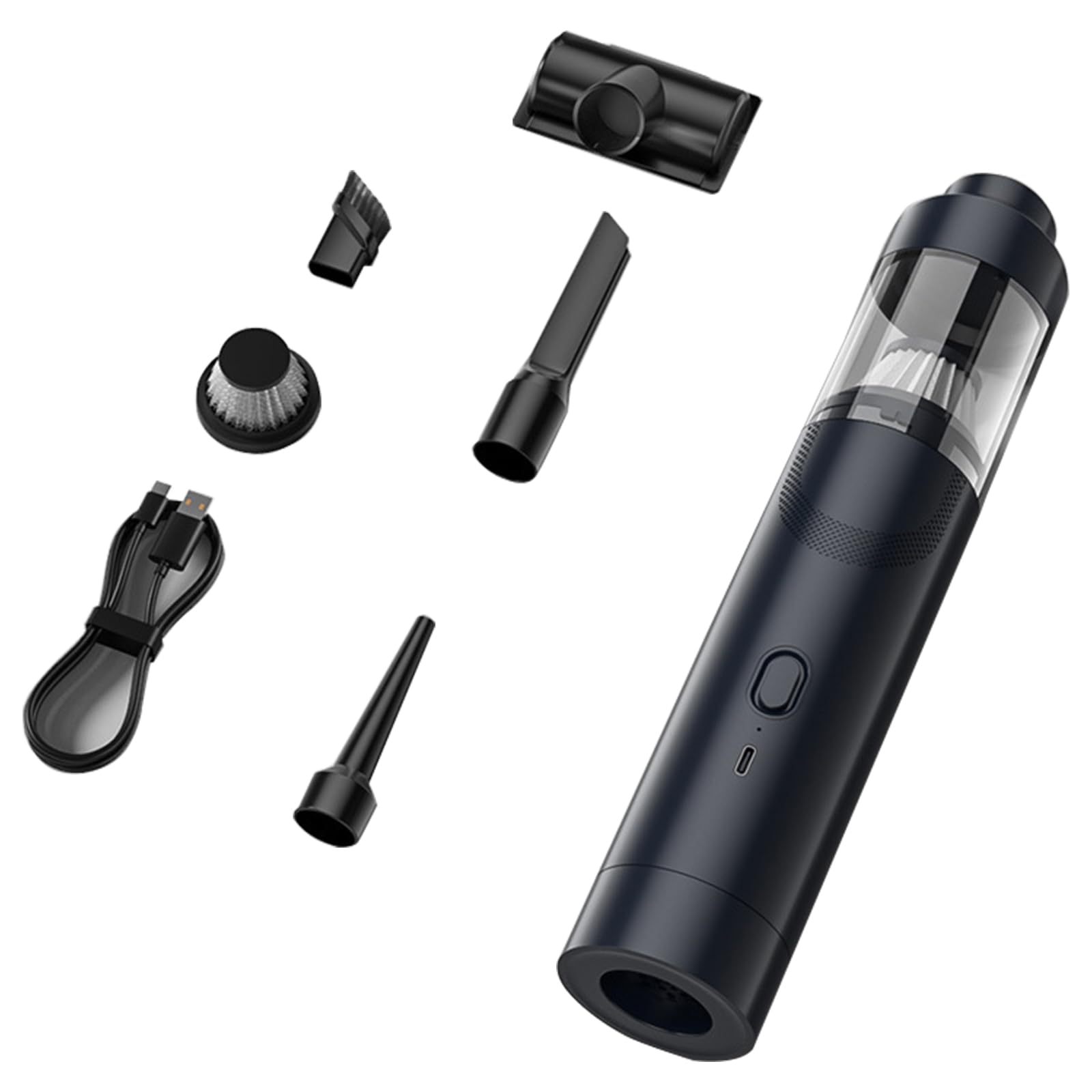 ljhnba Powerful Hand Vacuum 11000Pa Strong Suction Rechargeable Portable Remover for Quick Cleanups Car Homes Offices