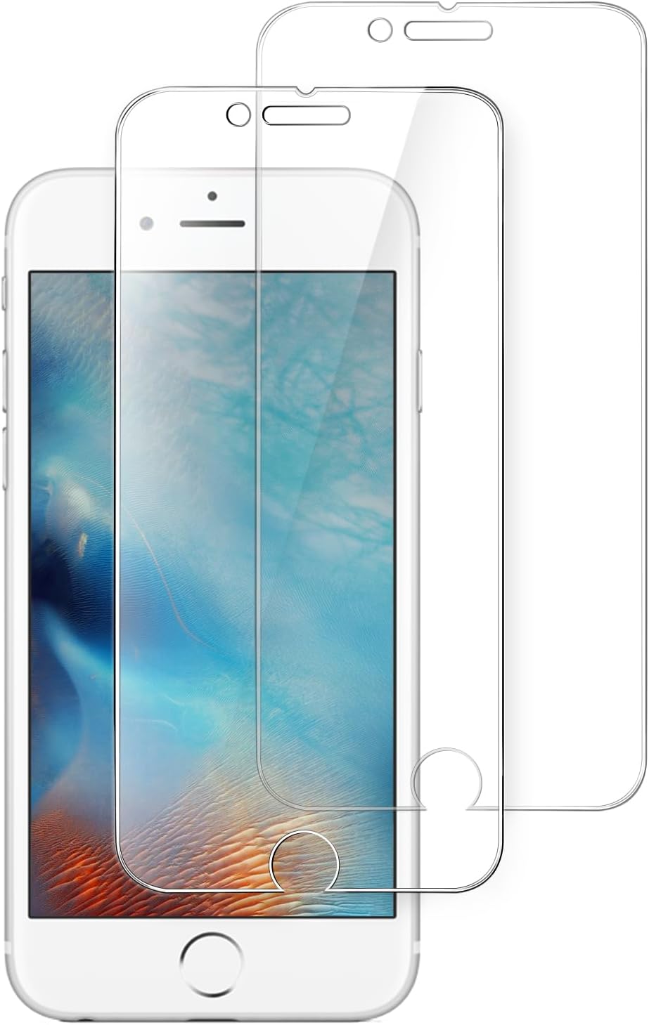 JETech iPhone6sPlus/iPhone6Plus 用 強化ガラス 液晶保護フィルム 5.5インチ 2枚セット