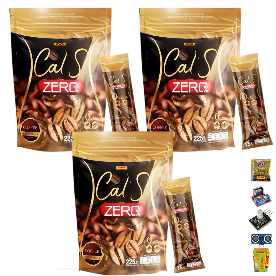 225g(15 Sachets) Roasted Snack Delicious Mellow Intense Primaya Cal S Zero Coffee Instant Mix Healthy 14 in 1 Vegan Arabica (of 3) By Beautygoodshop [Get Free For You Beauty Gifts]