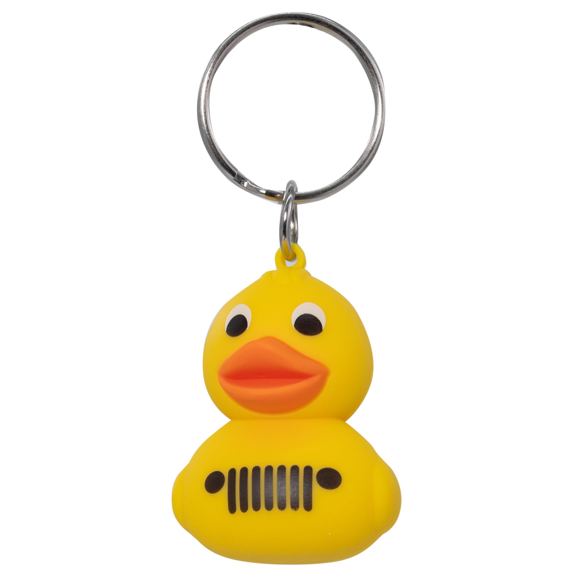 Plasticolor 004596R01 Jeep Yellow Rubber Duck with Grill PVC Key