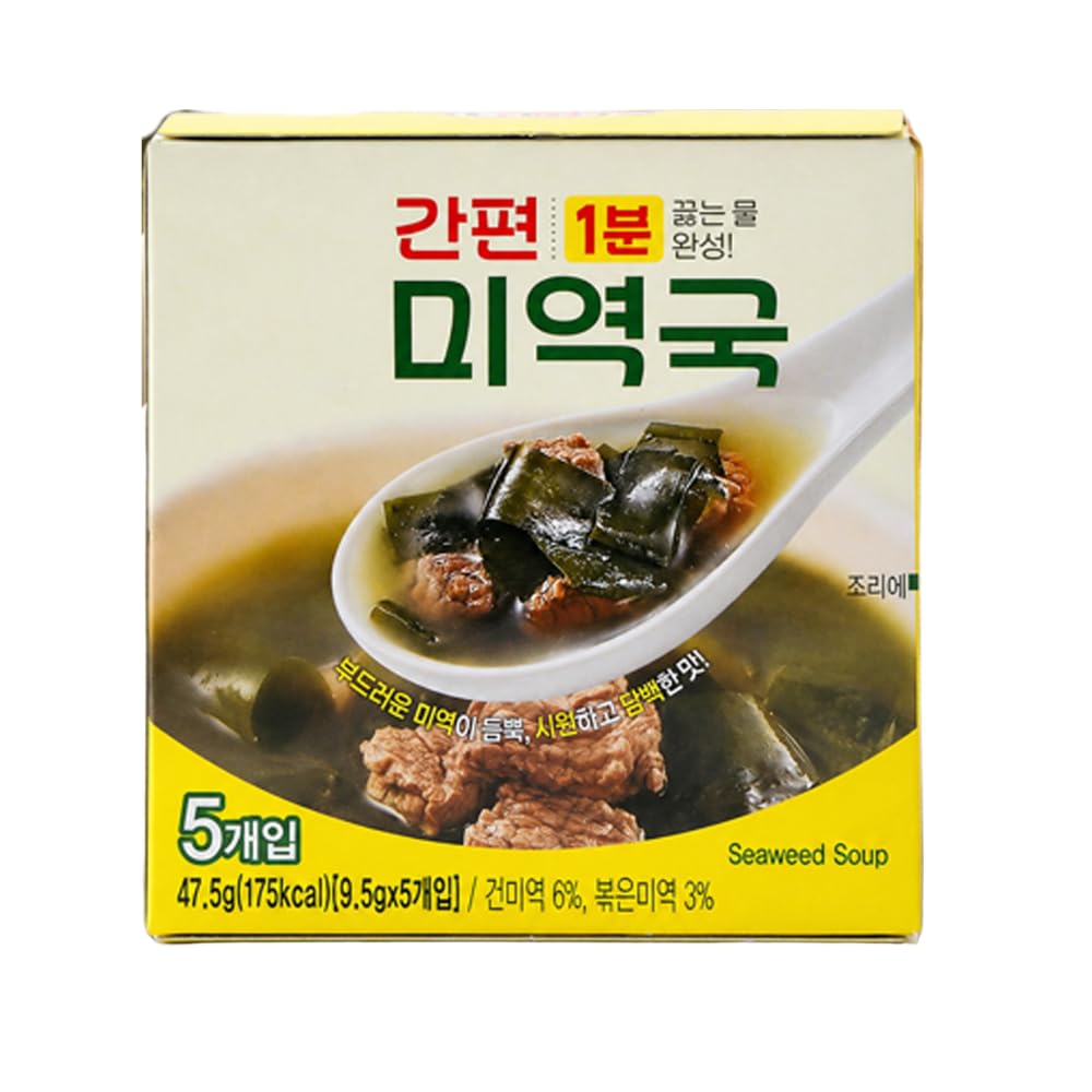 Miyeokguk Soupe coréenne aux algues (9,5 g x 5 pièces)