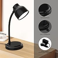 Vista 7 de LED Desk Lamp With 96 LEDs,High lumens Table lamp,Desk Lamp for Office Home,4 Brightness Dimmable Flexible Table Lamp,Reading Light with a Timer