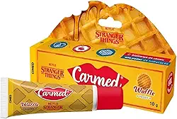 Carmed Waffle Stranger Things 10g Edição Limitada Netflix - Incolor