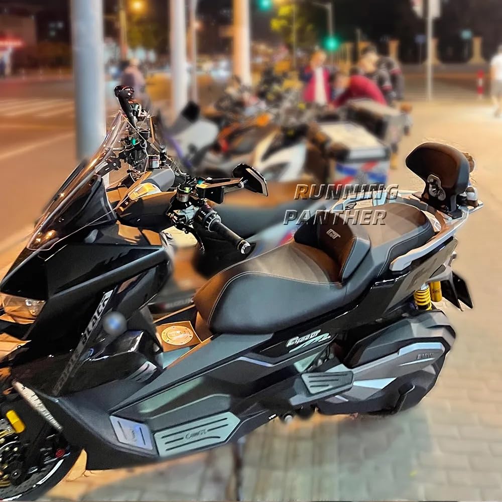 Para BMW c400gt c400x C 400 X/C 400 GT Nuevo moto accesorios negro asiento trasero del pasajero cojín cojín trasero