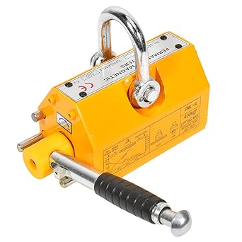ECCPP 880LB Steel Magnetic Lifter Heavy Duty Crane Hoist Magnet, 400 KG