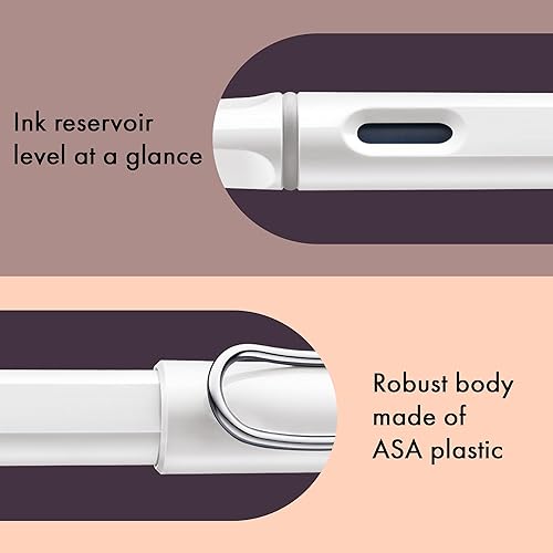 Vista 4 de LAMY Pluma estilográfica Safari Left-Hander Nib - Blanco