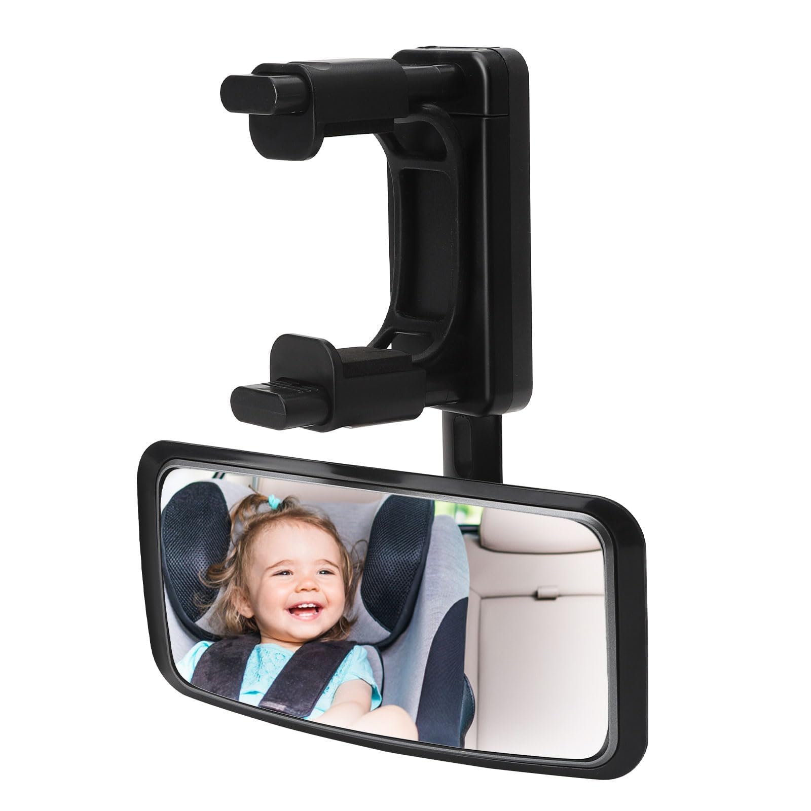 360° Espejo Coche Bebe Asiento Trasero, Vista Nítida Espejo Bebe Coche
