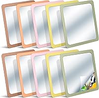 Vista 15 de Dandat 10 Pcs Small Mirrors for Kids 6 x 6 Inch Unbreakable Shatter Proof Mirror Acrylic Square Unbroken Reflector for School Classroom Craft DIY