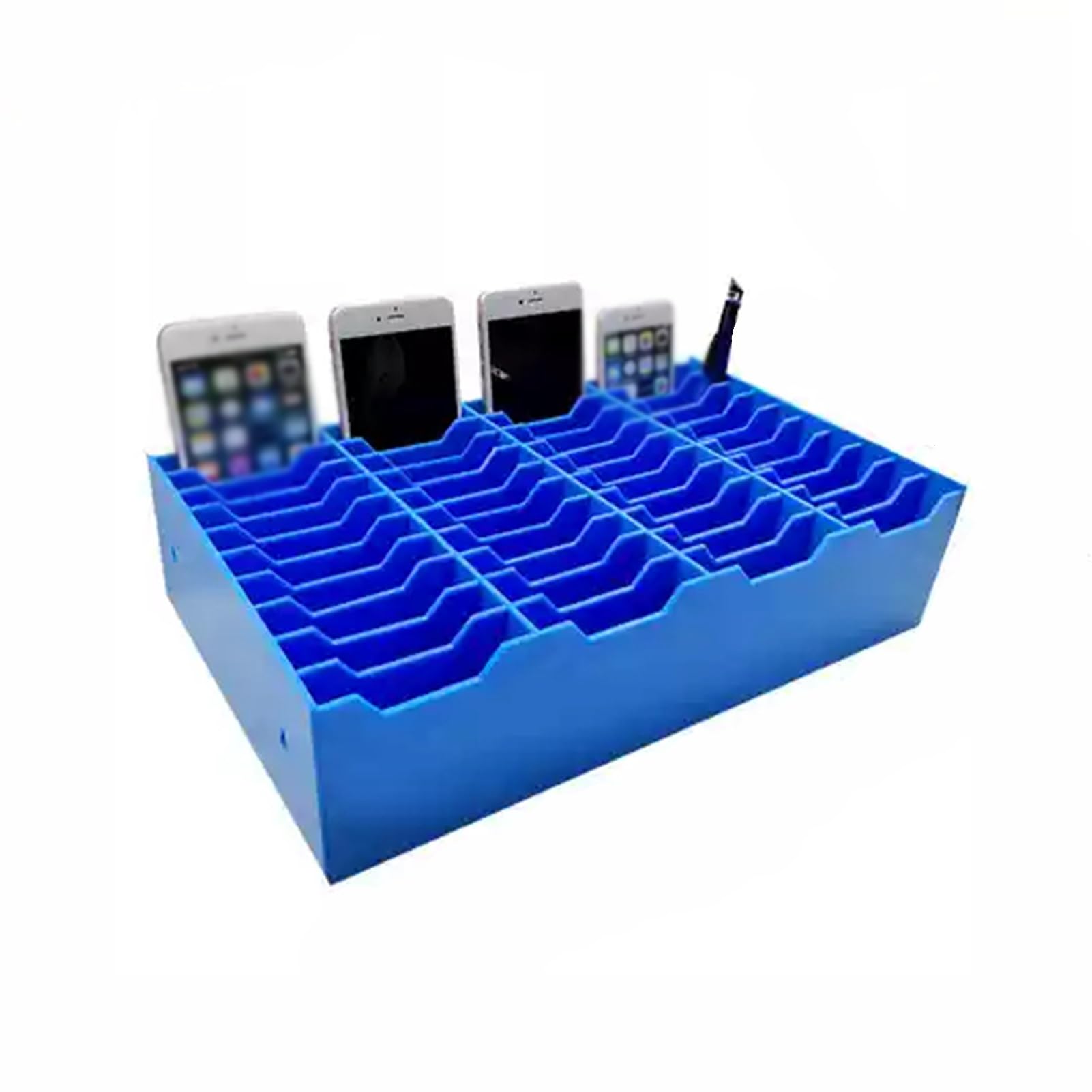 Mobile Phone Storage Cabinet 40-grid Desktop Mobile Phone Storage Cabinet Mobile Phone Safe,Open Storage Sturdy and Durable,Simple and Beautiful,Suitable for School Restaurant Office Factory(Color 4)